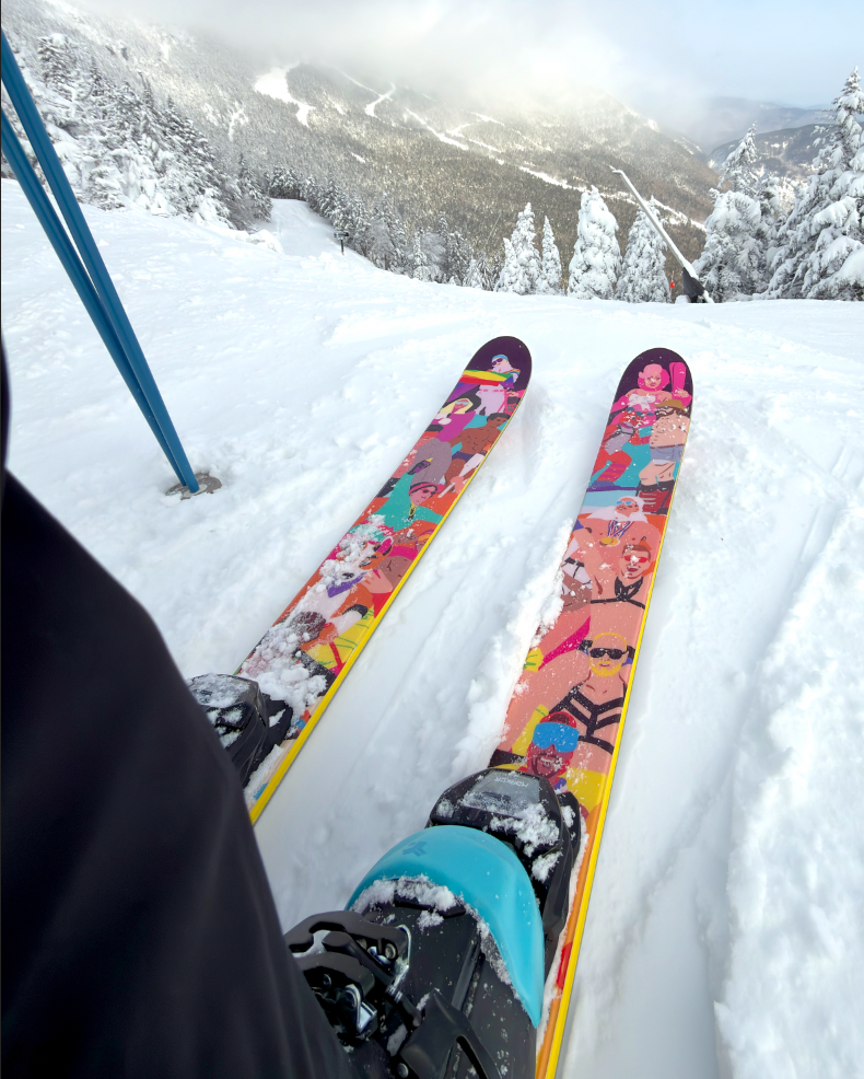 The Friends of Dorothy Skis - Gay Pride Skis
