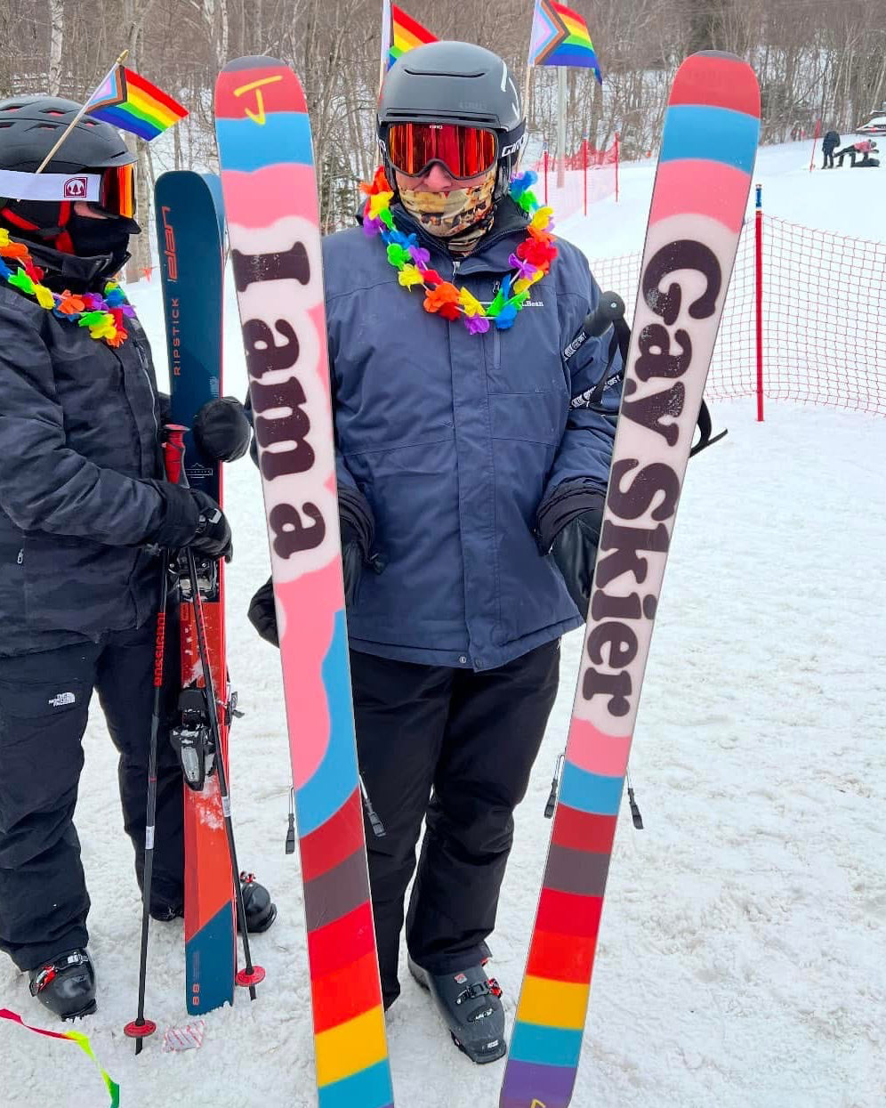 The Friends of Dorothy Skis - Gay Pride Skis