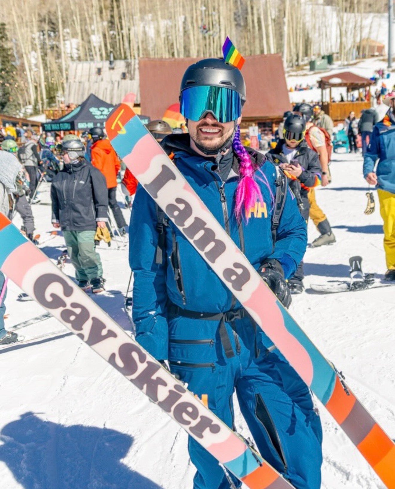 The Friends of Dorothy Skis - Gay Pride Skis