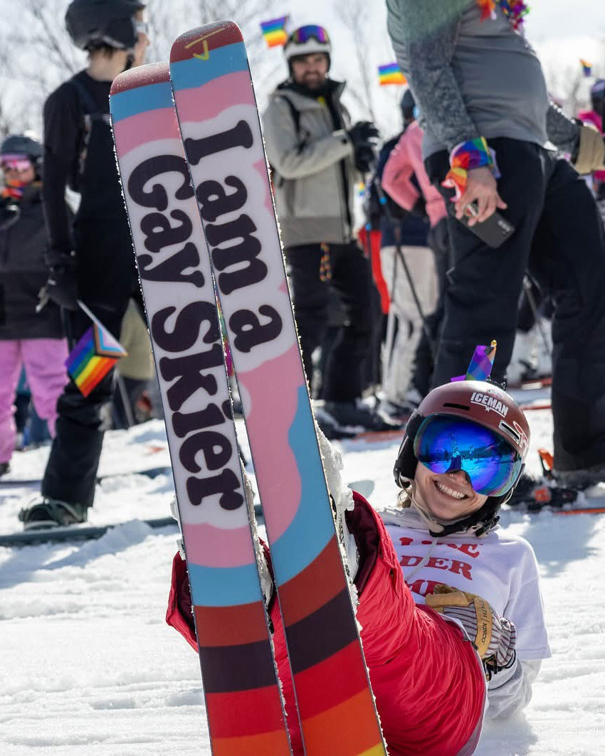 The Friends of Dorothy Skis - Gay Pride Skis
